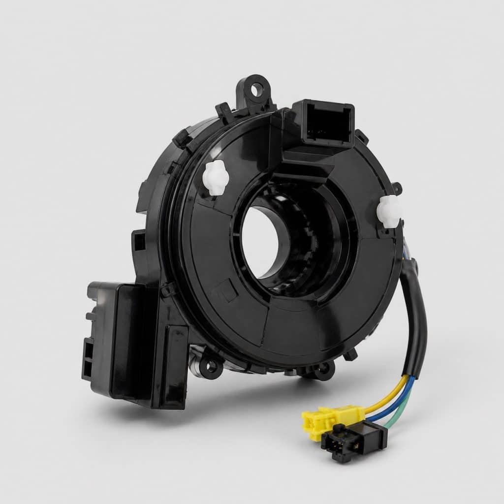 Contacteur tournant d'airbag sur fond clair